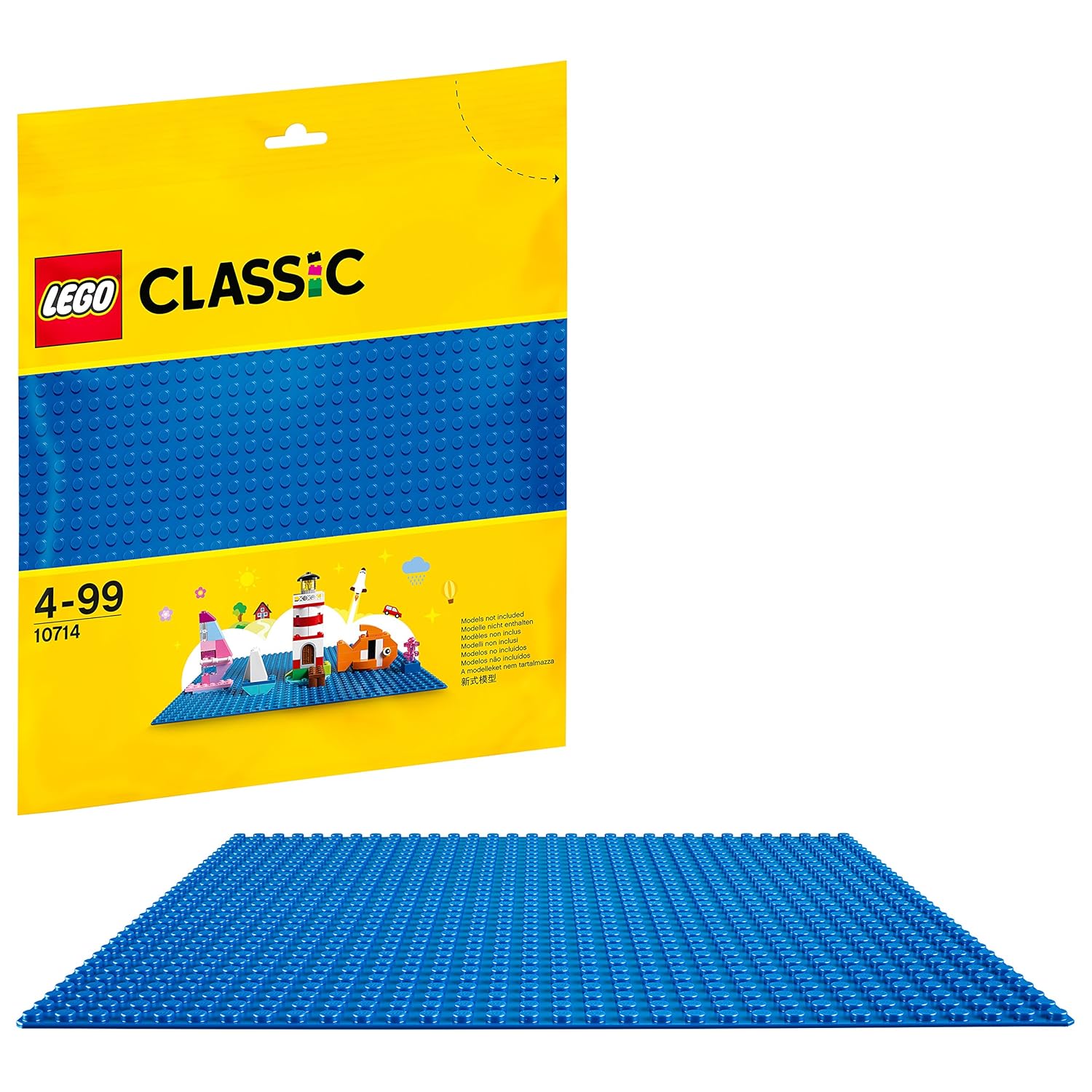 拼插类 玩具 lego classic 经典系列 蓝色底板 10714 4-99岁 积木