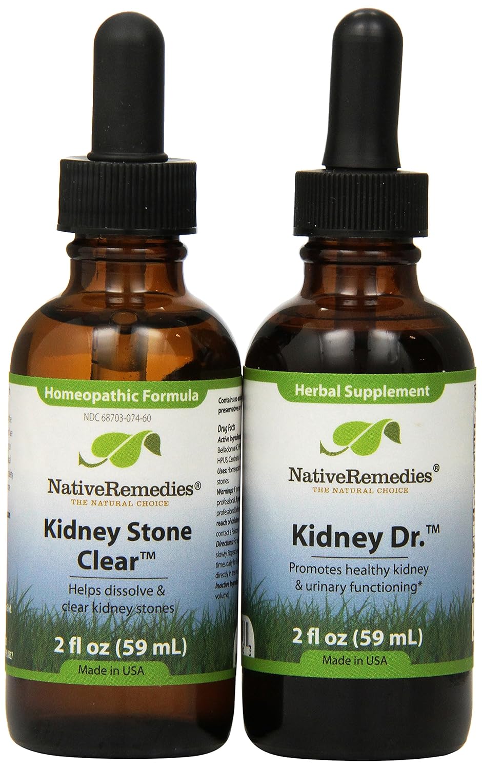 native remedies combo pack (kidney stone clear 50 ml, kidney dr.