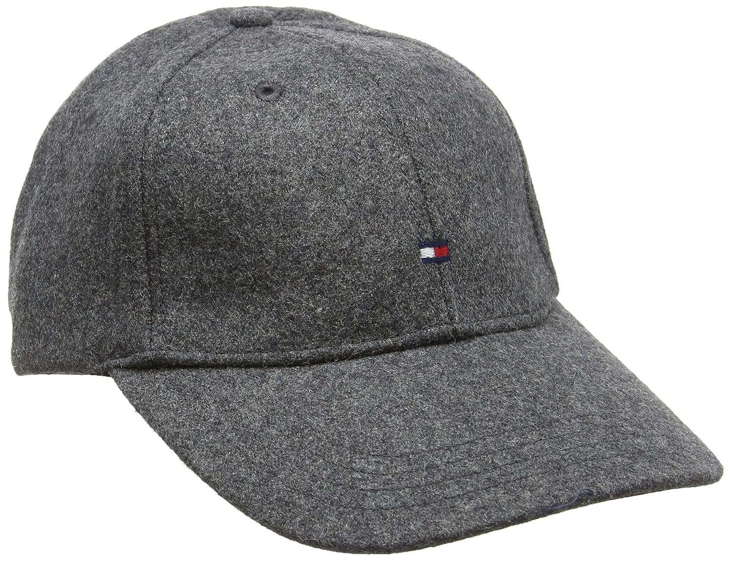 tommy hilfiger 男式麦尔登呢棒球帽 grey - grau (charcoal htr 093)