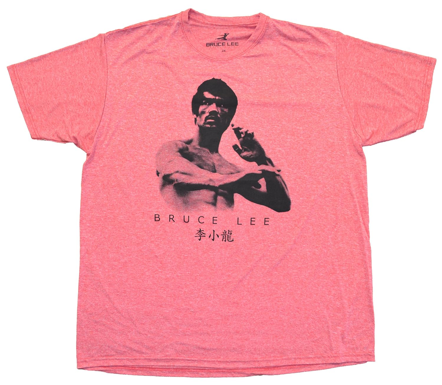 mens bruce lee graphic crew neck t-shirt