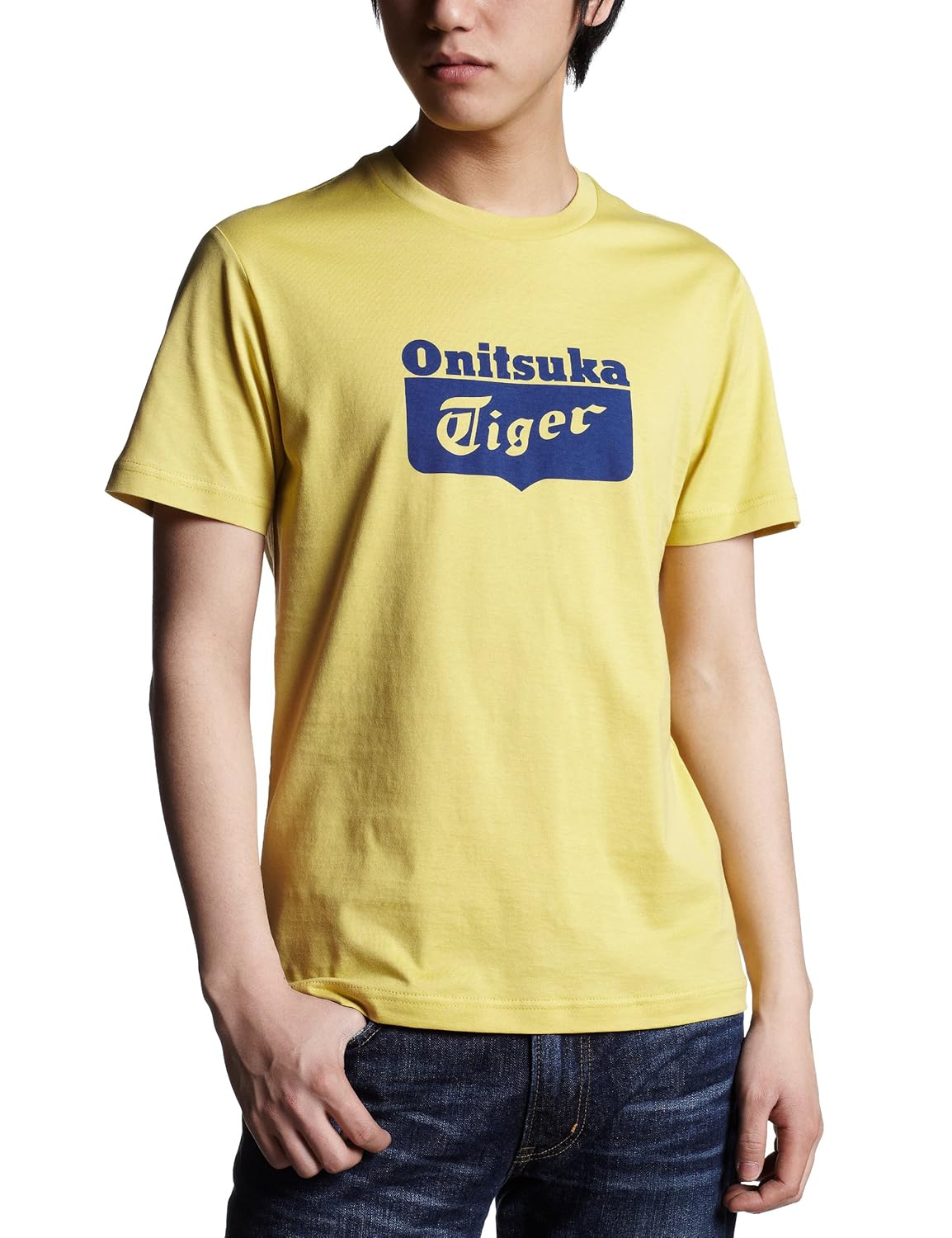 ( 鬼冢虎 ) onitsuka tiger t 恤 okt3550083slate lime s