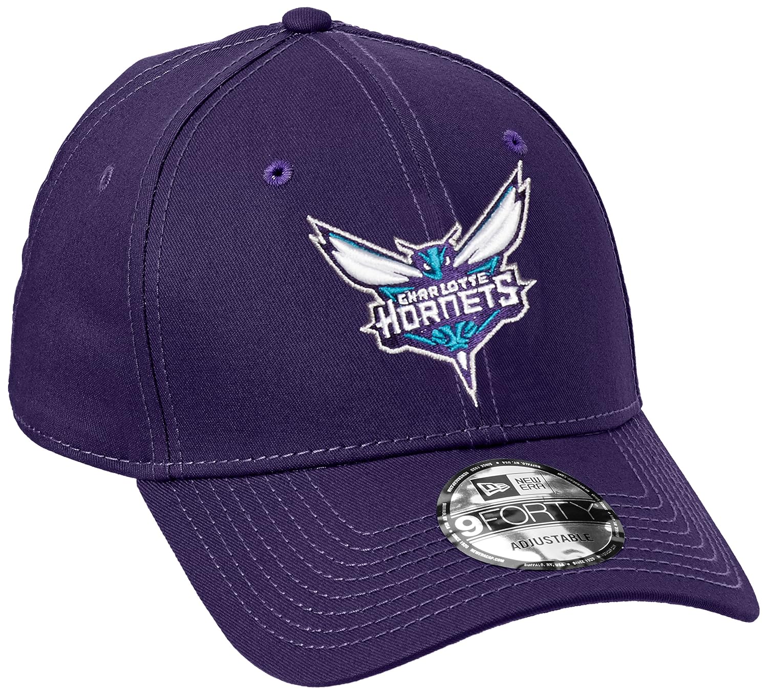 new era 9 forty 夏洛特黄蜂队棒球帽 – nba 球队颜色 – 紫色