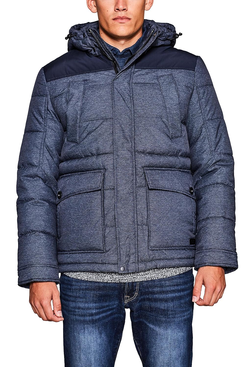 edc 来自 esprit 男式派克大衣 【edc by esprit】 服饰箱包 - 亚马逊