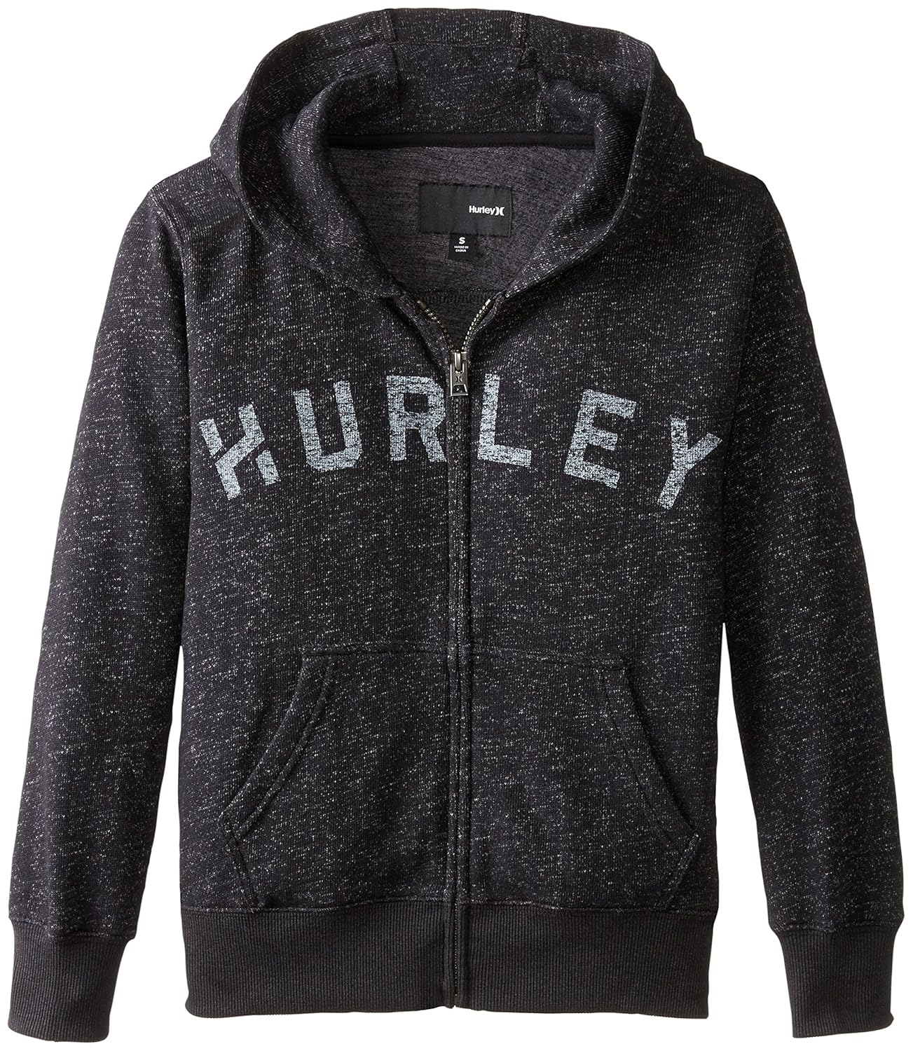 hurley big boys retreat zip front hoodie