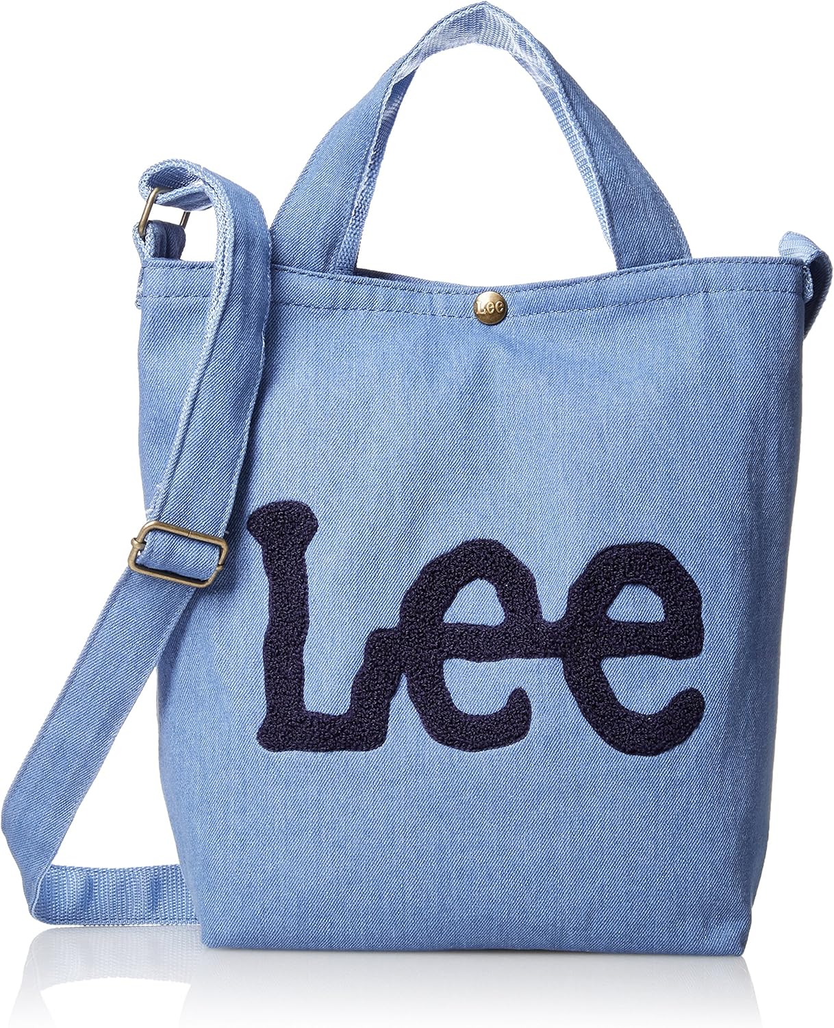 [lee] 单肩包 2way大手提包 牛仔×lee商标刺绣 320-353