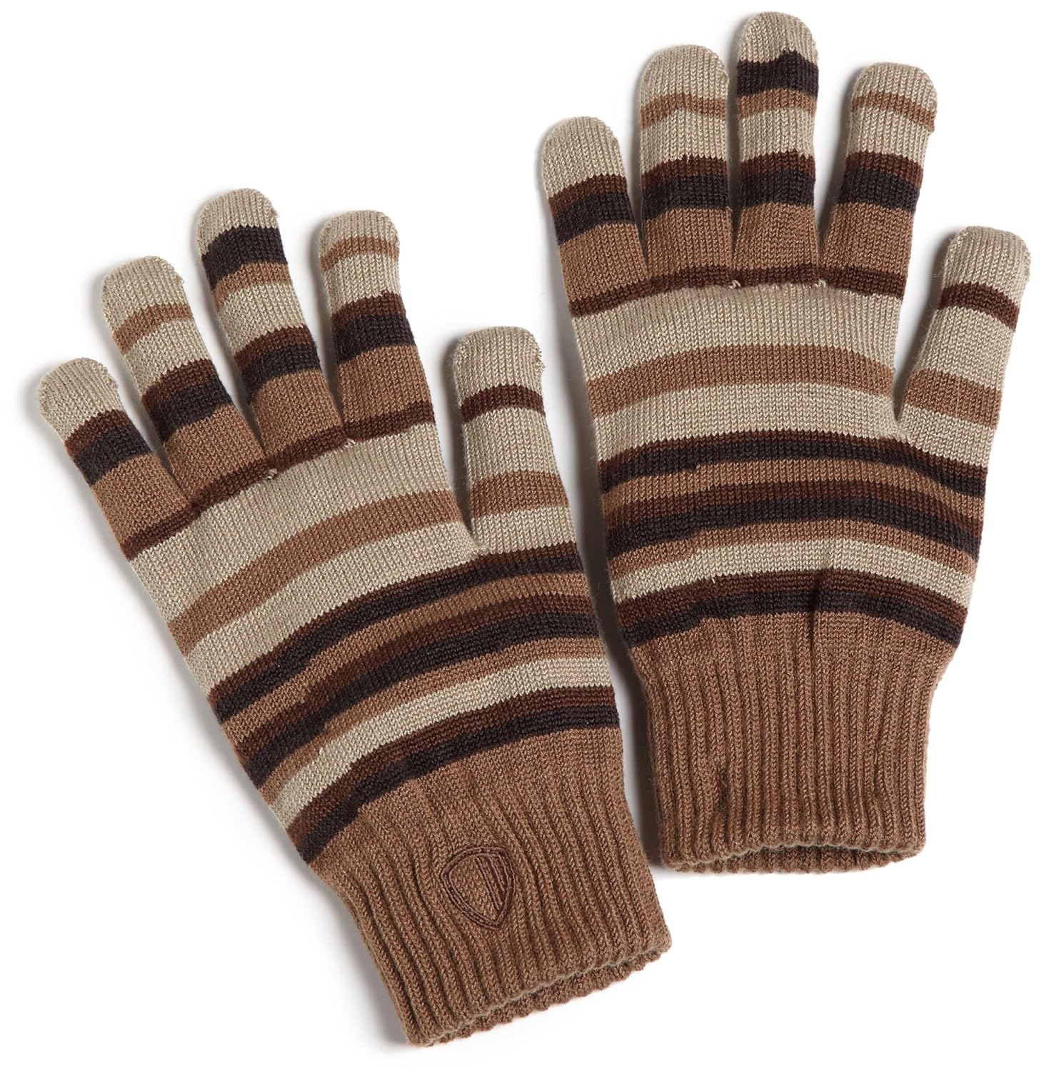 ben sherman 男式色调条纹手套 pecan one size