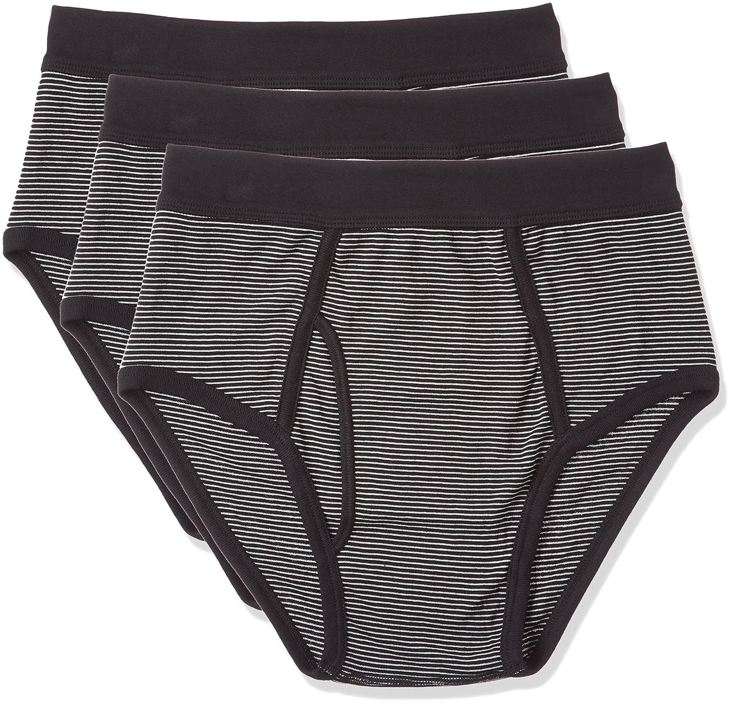 [seshiel]内裤 深深三角裤 (同色3条装前开式) 天穿弹性橡胶 kb-327