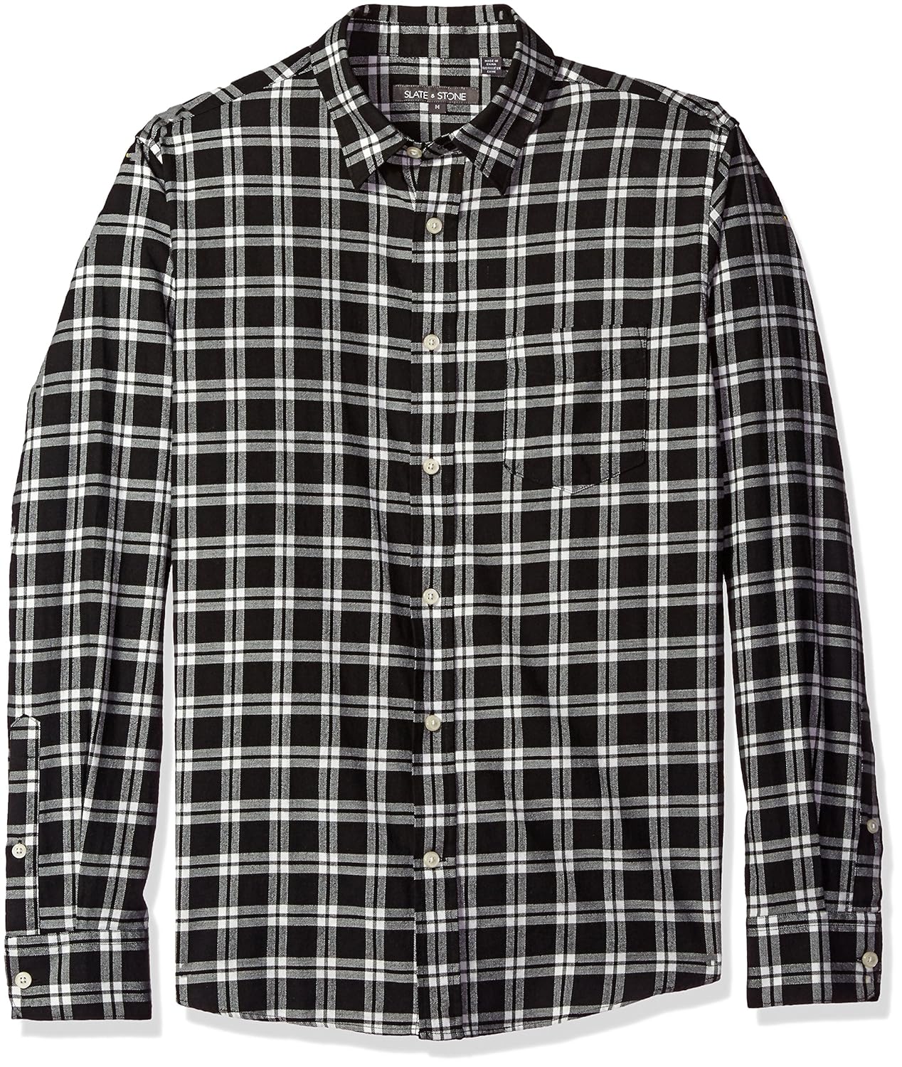 slate & 石男式 adam 长袖系扣衬衫
