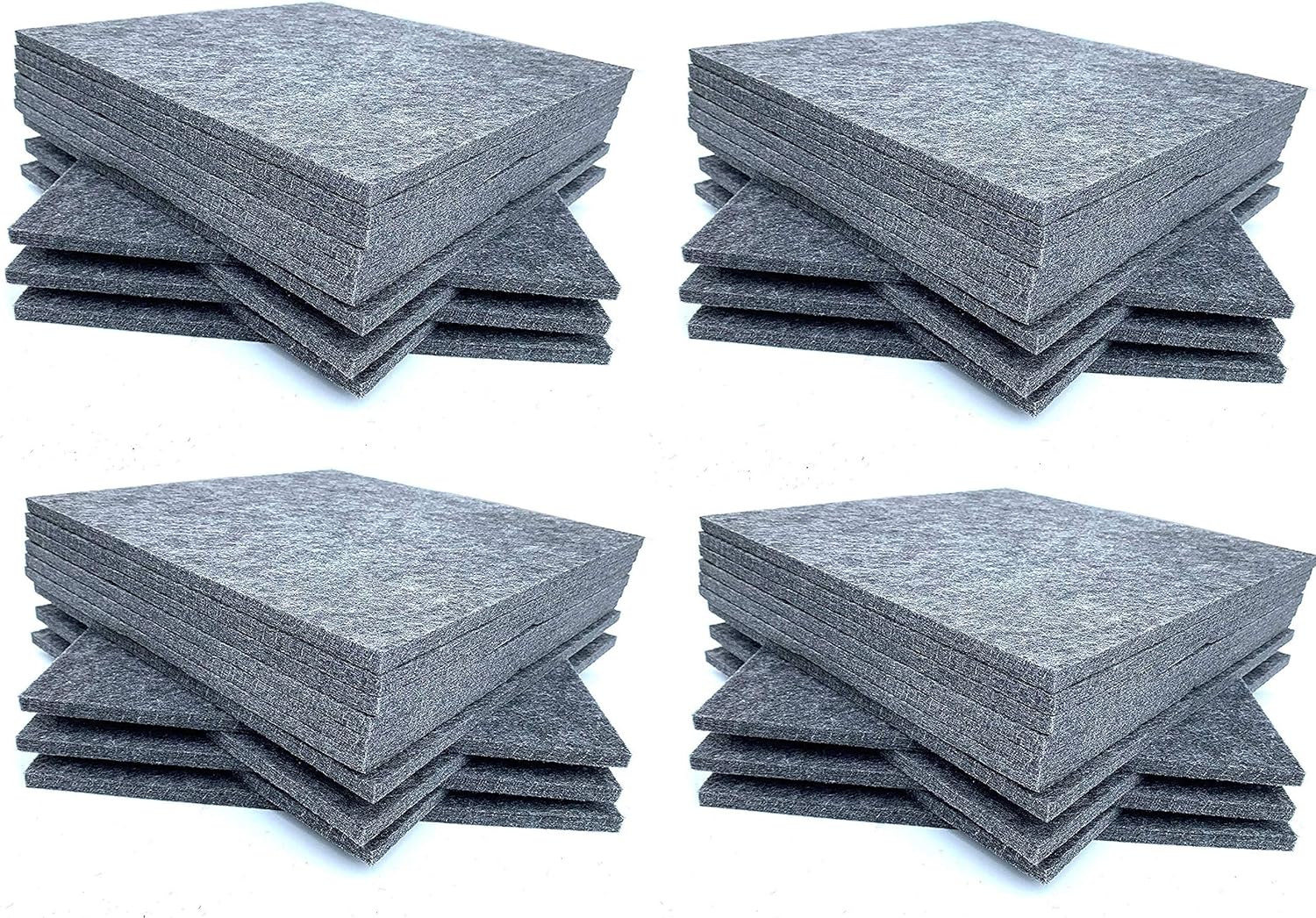 02 厘米灰色隔音隔热面板瓷砖,家庭和办公室使用的声学处理 48 pa