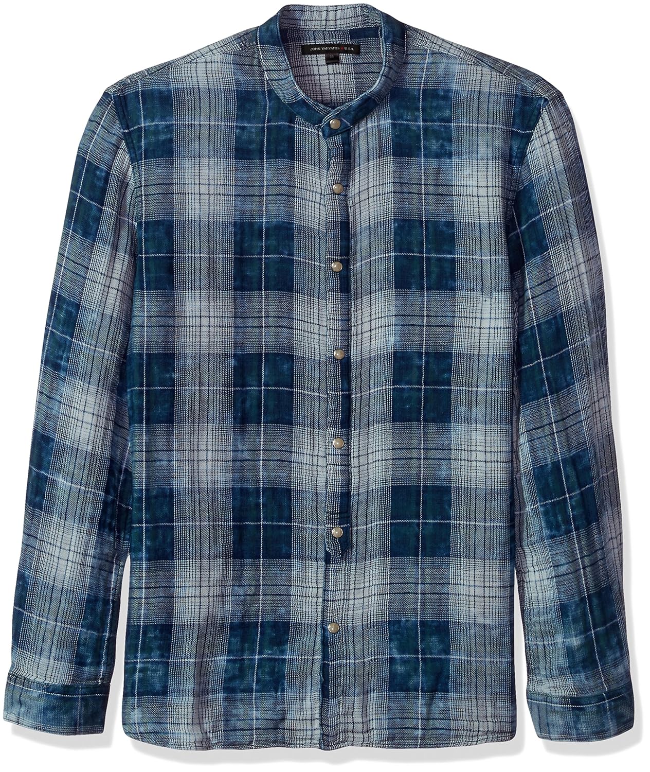 john varvatos 男式长袖衬衫63bk