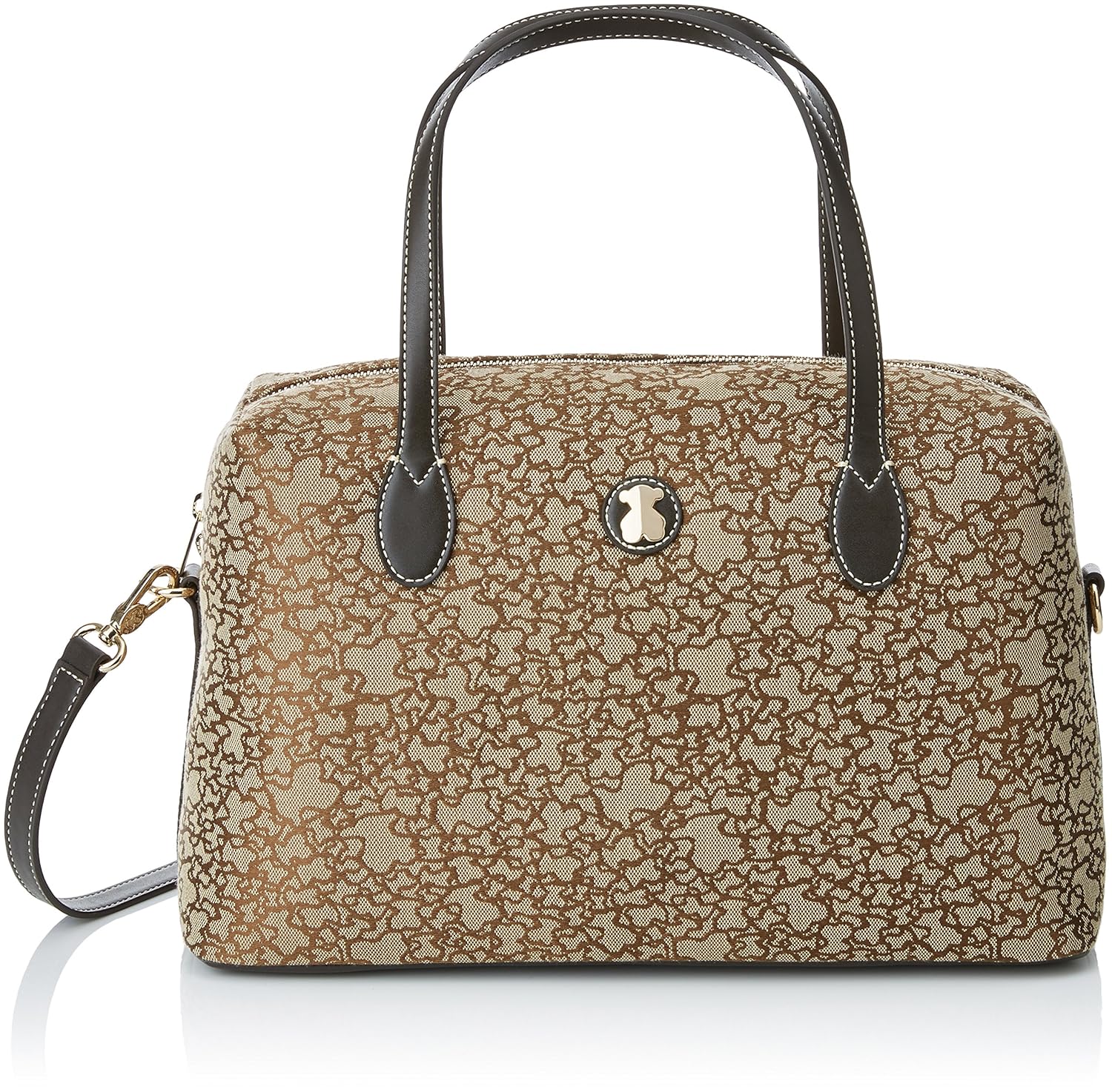 tous 保龄球 mediano kaos 迷你 de lona ,女式包, mp3/mp4(棕色),13