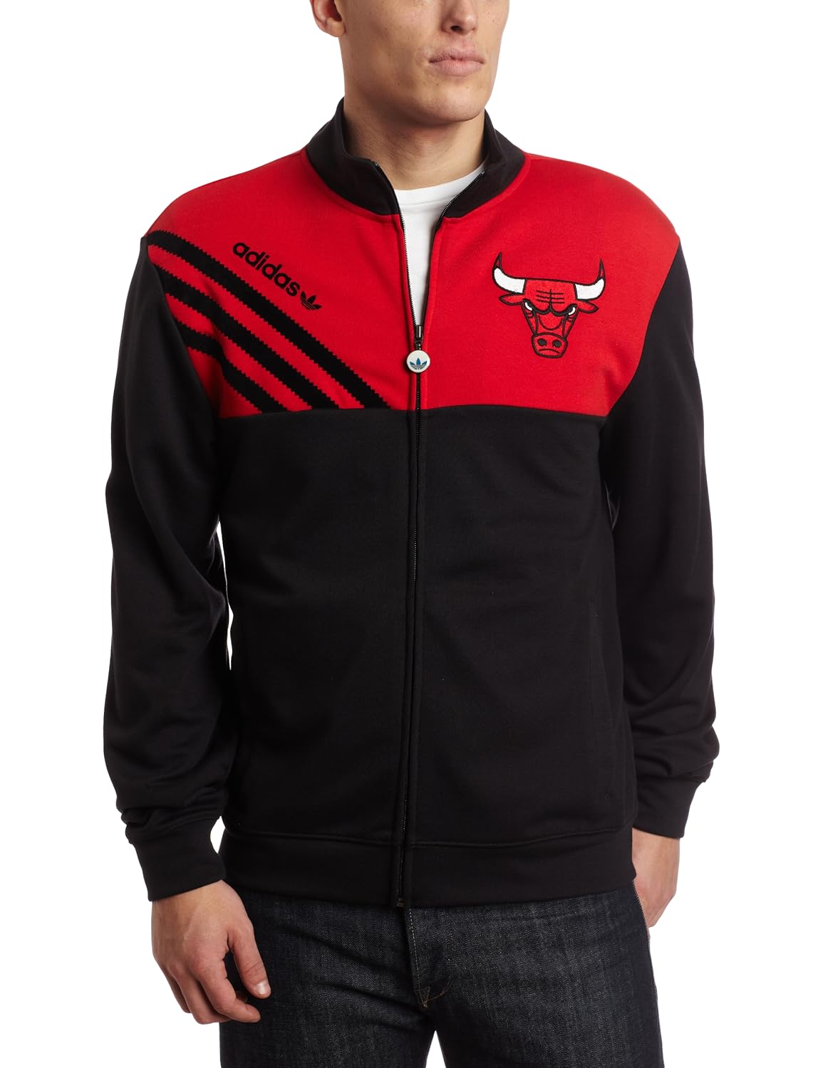 nba 芝加哥公牛队 originals court 系列可动夹克 黑色 xx-l