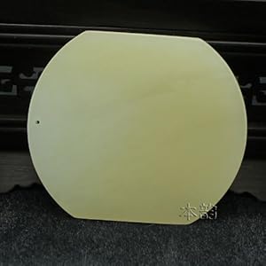 本韵 和田玉观音挂件 糖白色 坐姿莲花观音玉牌