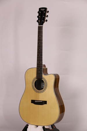 saga 萨伽sf850c 单板缺角民谣吉他